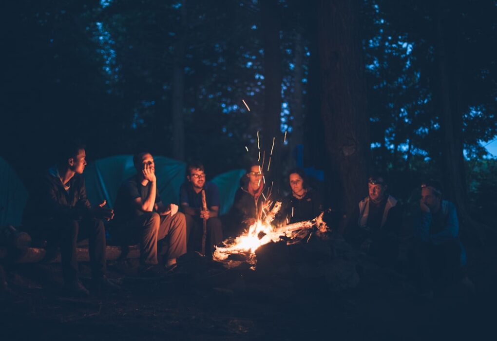 Photo Campfire, Steak