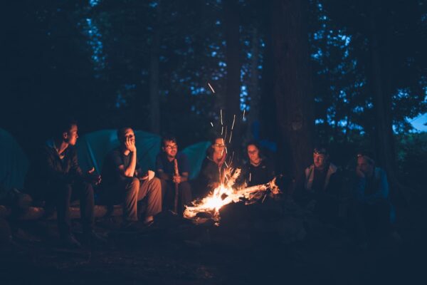 Photo Campfire, Steak